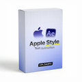 Apple Text Animation Presets (After Effects)