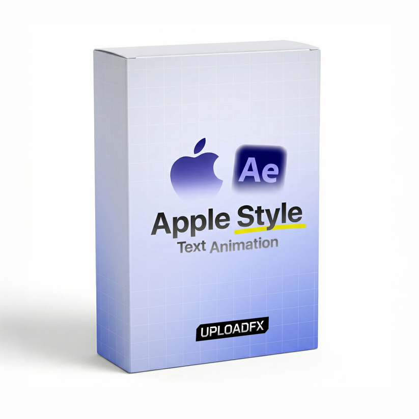 Apple Text Animation Presets for After Effects (.ffx) | UploadFX