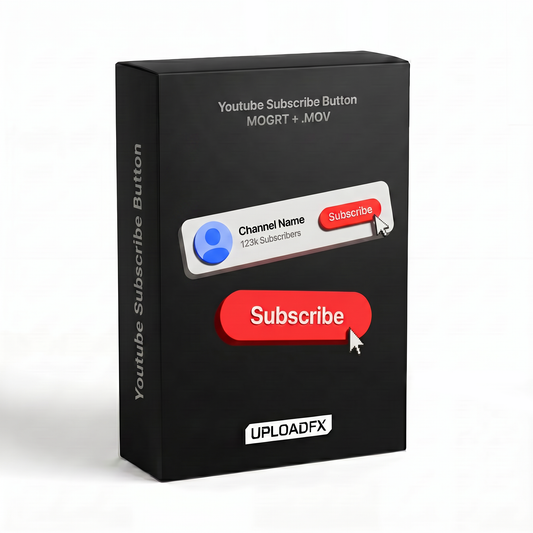 YouTube Subscribe Button Pack (MOGRT + MOV)